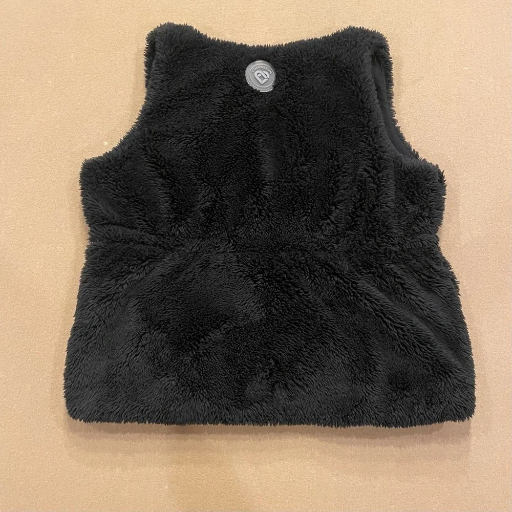 Texas Longhorns Girl’s Colosseum Fluffy Logo Vest Size 5T